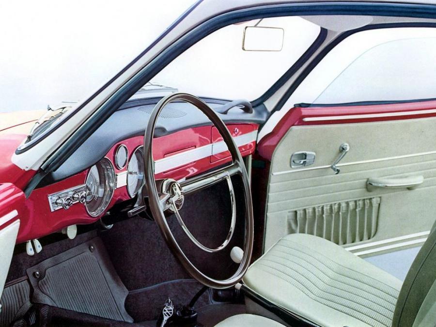 Интерьер Volkswagen Karmann-Ghia Coupe (Typ 14) 1955 года  (фото 12 из 28)